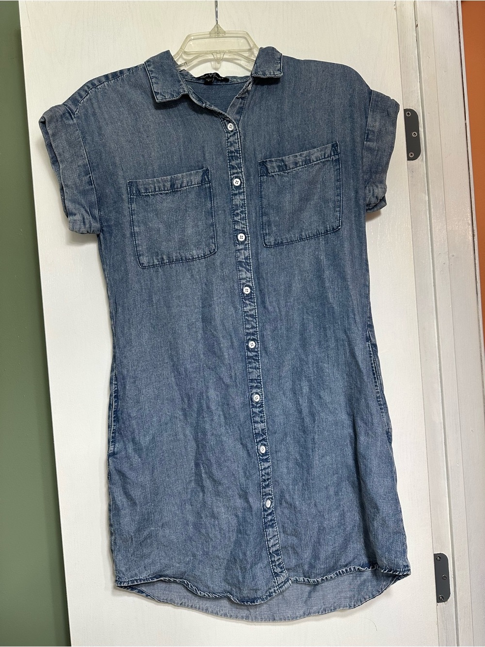 Denim tee dress